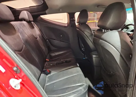 2013 Hyundai Veloster Turbo z USA, uszkodzony, nr VIN KMHTC6AE8DU147744